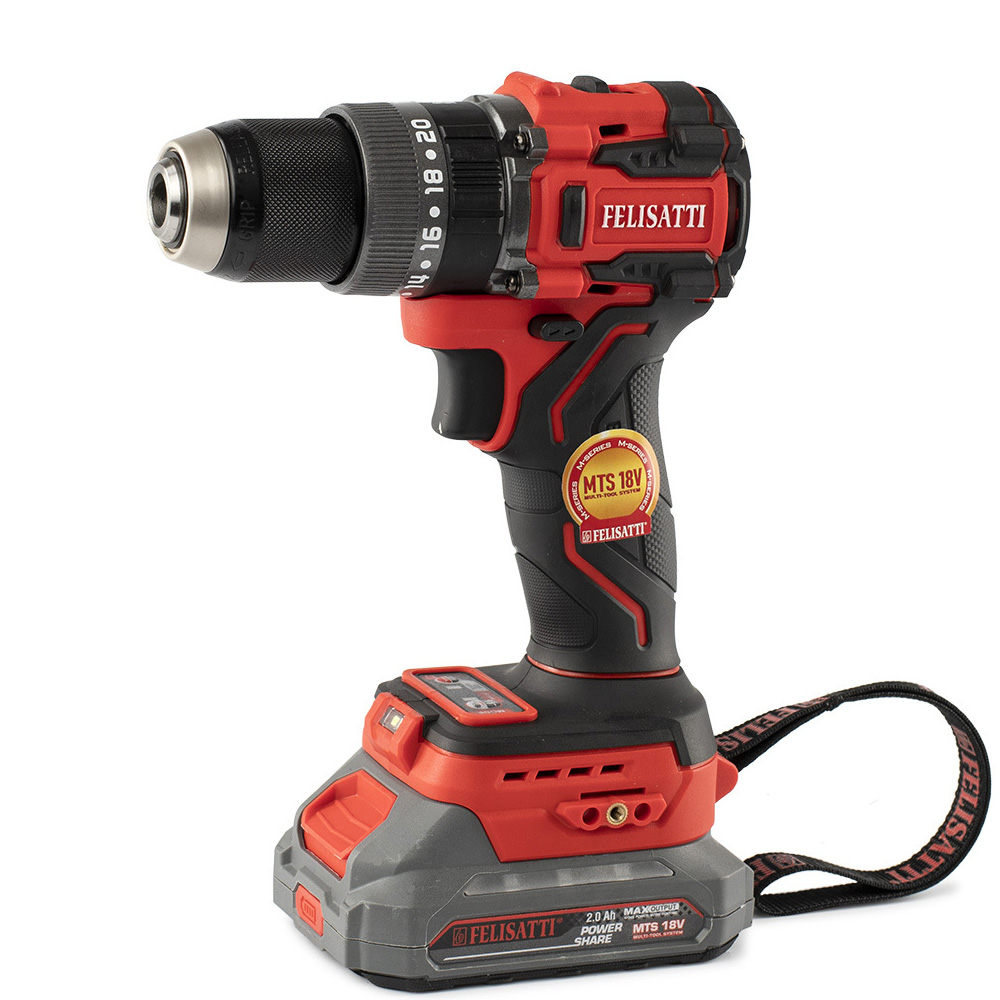 Аккумуляторная ударная дрель-шуруповерт FELISATTI FT1088