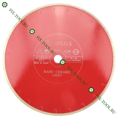 Алмазный диск по керамограниту 350х25,4 мм Solga Diamant HARD CERAMICS №23