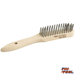 Щетка ручная 4-х рядная 295х145х25 мм 0,30 Osborn ворс нержавеющая сталь №28