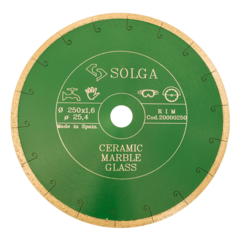 Алмазный диск по керамограниту 250х25,4 мм Solga Diamant CERAMICS MARBLE №34