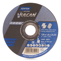 Отрезной круг Norton Vulcan 125x1x22,2 мм 66252925433 №5