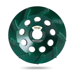 Алмазная шлифовальная чашка по бетону и граниту 125 мм MESSER-DIY турбо-про №15