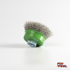 Щетка чашечная 65xМ14 Fix Inox ворс нержавеющая сталь 0,30 мм №4