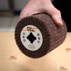 Шлифовальный валик комбинированный Fix-Brite 100х100х19 MEDIUM A + P120 №6