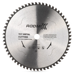 Пильный диск RODMIX 305 x 25,4 x 2,4 мм T60 по высокоуглеродистой стали №15