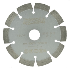 Алмазный диск по железобетону 125х22,23 мм Messer FB/M 01-15-125 №10