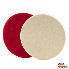 Круг полировальный войлочный Fix-Tool 125x10 мм велкро мягкий №7