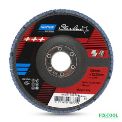 Круг лепестковый торцевой Norton StarLine 125x22 P60 66261149758 №5