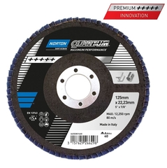 Круг лепестковый торцевой Norton Quantum 125x22 R996 P60 №3