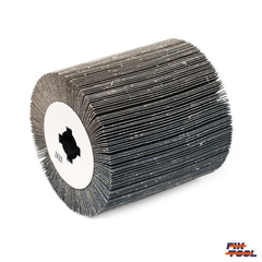 Шлифовальный валик лепестковый 100x100x19 Fix-Tool Zirconia P80 №10