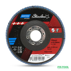 Круг лепестковый торцевой Norton StarLine 125x22 P120 66254492274 №19