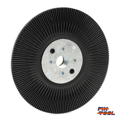 Оправка для фибровых кругов жесткая 125мм ребристая Fix-Tool №1