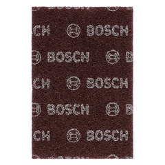 Скотч брайт BOSCH лист бордовый 152 x 226 мм Medium №6