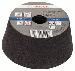 Конусный шлифовальный круг Bosch 90/110x55 мм P36 №30