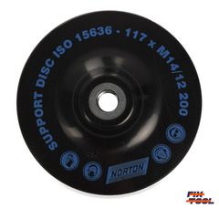 Тарелка опорная для фибровых кругов Norton 125 мм Medium №8