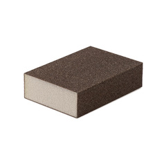 Губка шлифовальная абразивная четырехсторонняя Р80 №14