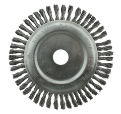 Щетка дисковая витая Fix Steel 150 x 6 x 22,2 мм ворс сталь №9