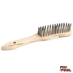 Щетка ручная 5-ти рядная 295х145х25 мм 0,30 Osborn ворс нержавеющая сталь №35