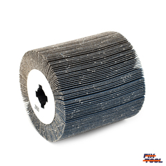 Шлифовальный валик лепестковый 100x100x19 Fix-Tool Zirconia P60 №6