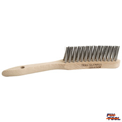 Щетка ручная 3-х рядная 295х145х35 мм 0,30 Osborn ворс нержавеющая сталь №12