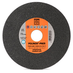 Круг прессованный нетканый PNER-MW 150х6х25,4 SIC F №15