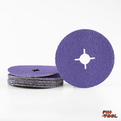 Круг фибровый Bora 9 P36 125 мм x 22 мм - 10 шт/уп №3