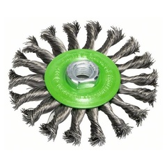 Кольцевая щетка Bosch М14 0,5х115 мм пучки нержавеющая сталь №1