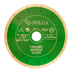 Алмазный диск по керамограниту 180х25,4 мм Solga Diamant CERAMICS MARBLE №29
