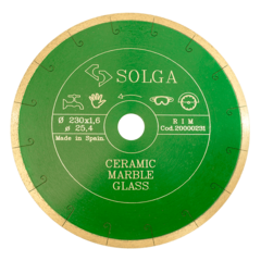 Алмазный диск по керамограниту 230х25,4 мм Solga Diamant CERAMICS MARBLE №21