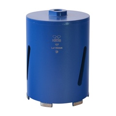 Алмазная коронка по бетону KEOS (сухой рез) М16 127/150мм №20