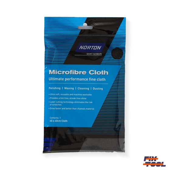 Салфетка из микрофибры Norton черная 400х400 мм №1