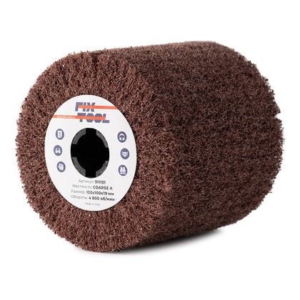 Шлифовальный валик нетканый Fix-Brite 100х100х19 EXTRA COARSE А (P60) №5