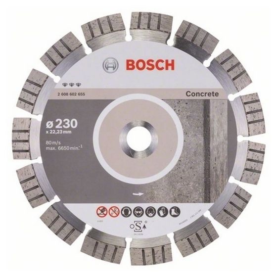 Алмазный отрезной диск по бетону Best for Concrete 230х22,23 мм