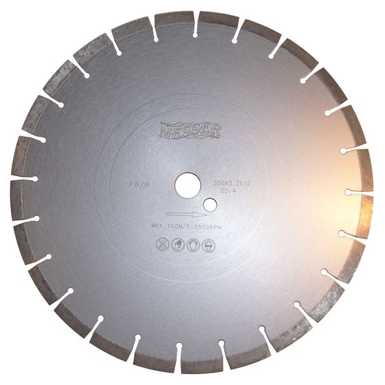 Алмазный диск по железобетону 300х25,4 мм MESSER FB/M