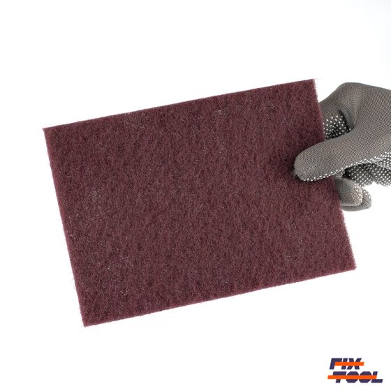 Скотч брайт FB лист красный 158 мм x 224 мм Very Fine SOFT P360 №3 Скотч брайт FB лист красный 158 мм x 224 мм Very Fine SOFT P360 №3