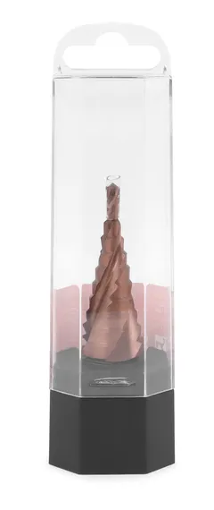 Ступенчатое спиральное сверло Messer 4 - 22 мм HSS CO в упаковке