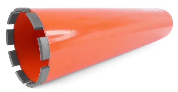 Коронка для алмазного бурения MESSER VZ D102 мм L450 мм сегменты