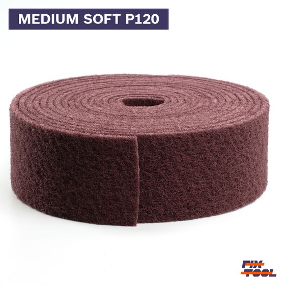 Рулон нетканый абразивный FB 115x10000 мм MEDIUM SOFT P120 №1