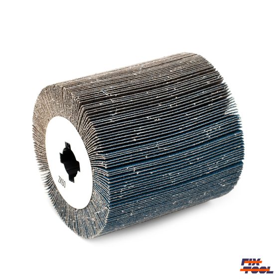 Шлифовальный валик 100x100x19 Fix-Tool Zirconia P60 №1