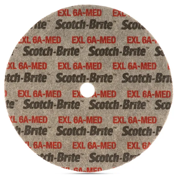 RoxelPro Нетканый прессованный круг ROXPRO 150х3х13мм 6A Medium 142143