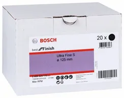 Скотч брайт Bosch круг белый 150 мм Velcro Cleaning White