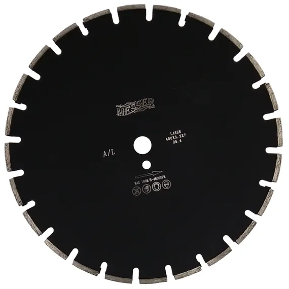Алмазный диск по асфальту 450х25,4 мм MESSER A/L 01-12-450
