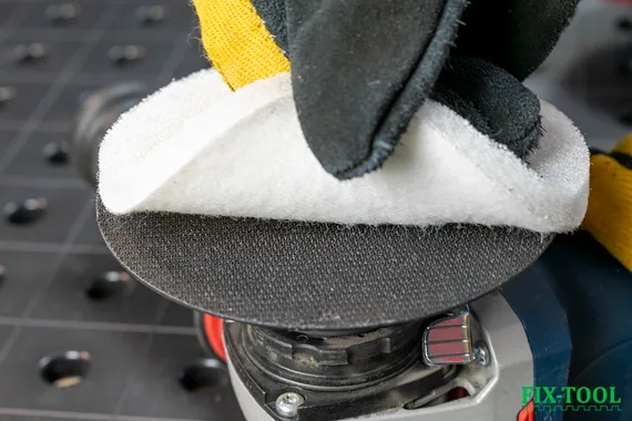 Bosch круг на липучке белый 125 мм Cleaning White 2608624114