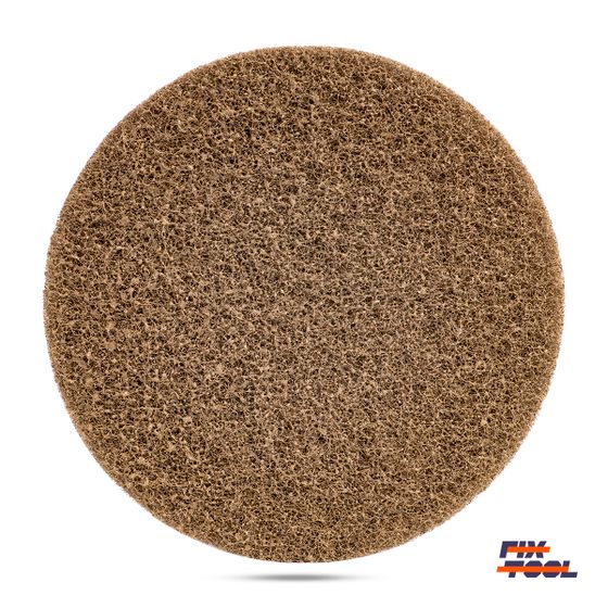 Круг скотч-брайт нетканый 125 мм Fix-Tool Extra Fine P160 10 шт/уп №1 Круг скотч-брайт нетканый 125 мм Fix-Tool Extra Fine P160 10 шт/уп №1