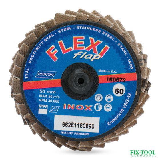 Лепестковые гибкие круги Norton FLEXIFLAP TR 50 мм P60 №1