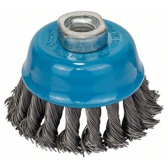 Чашечная щетка BOSCH М14 0.5 х 75мм пучки сталь 1608622029 №1