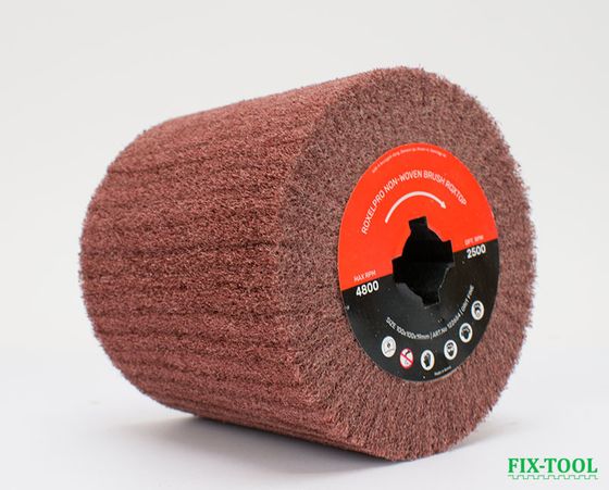 Шлифовальный валик 100x100x19 мм RoxelPro нетканый Fine A (P280) №1