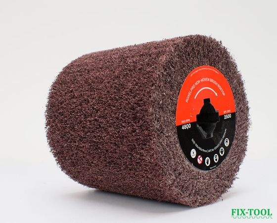 Шлифовальный валик 100x100x19 мм RoxelPro нетканый Medium A (P180) №1
