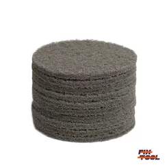Круг скотч-брайт нетканый 125 мм Fix-Tool Super Fine P1000 10 шт/уп
