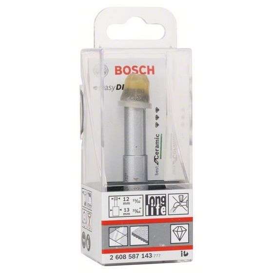 Алмазное сверло по керамограниту Bosch 12x33 мм EasyDry для сухого сверления 2608587143 №2